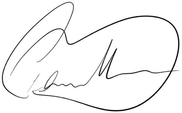 Callum Baillie's signature
